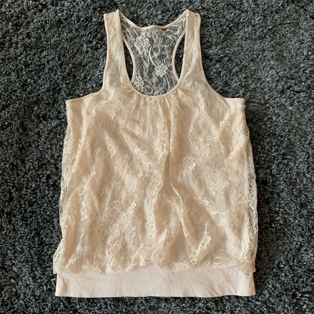 Express Floral Lace Tank Top Size Small NWOT!